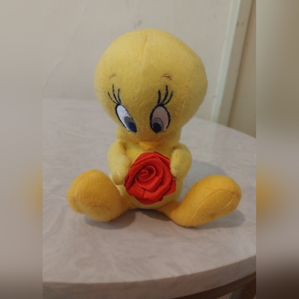 Talking Tweety Bird With Rose